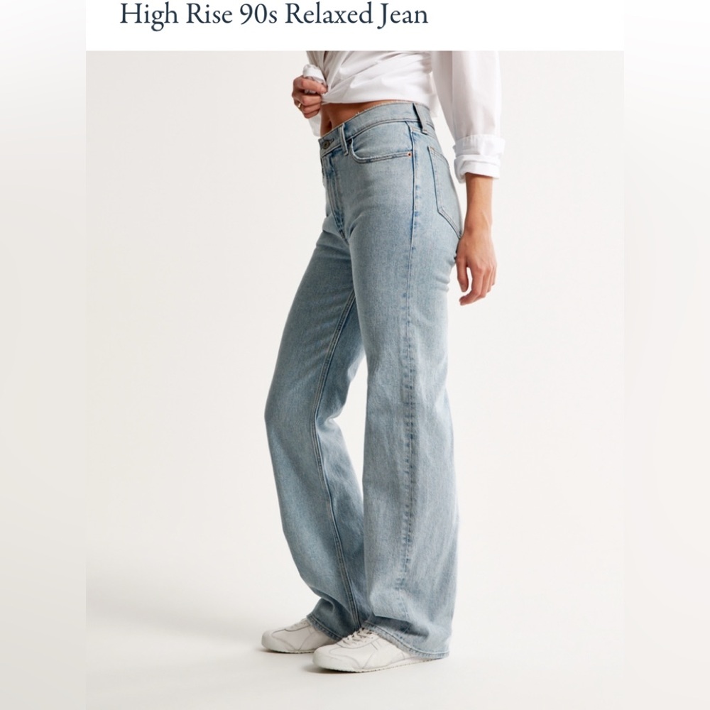 Abercrombie & Fitch Light Blue High Rise Women Jeans